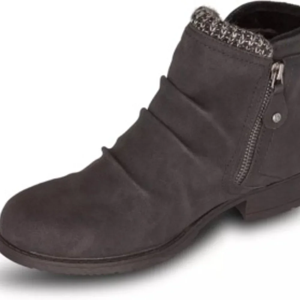 SPORTO Honor Faux Leather Sweater Women's Booties Boots Black Size 10 - Picture 3 of 5